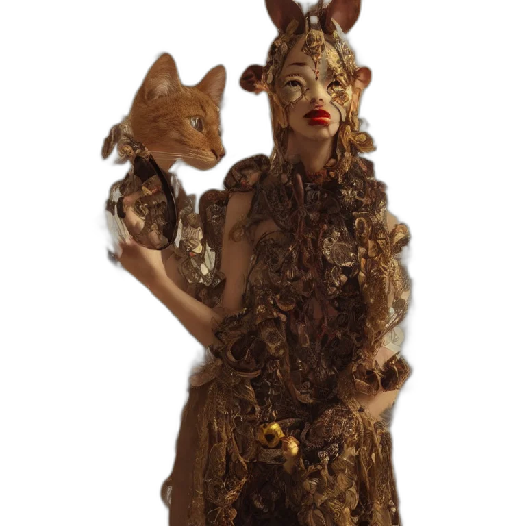 creature, mask, animal, dress transparent PNG cut-out