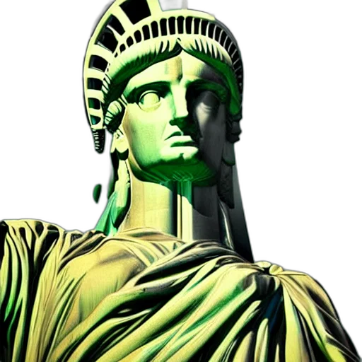 face, 3d render, photorealistic, vaporwave transparent PNG cut-out