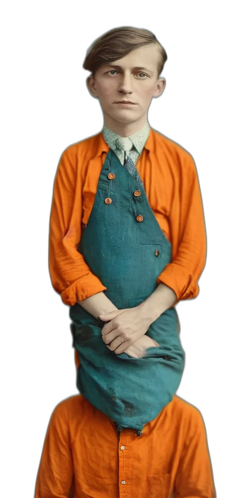 staff, jacket, dress, face transparent PNG cut-out