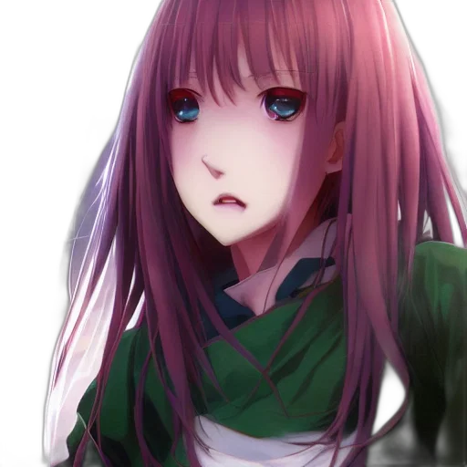 face, creature, robot, hair transparent PNG cut-out