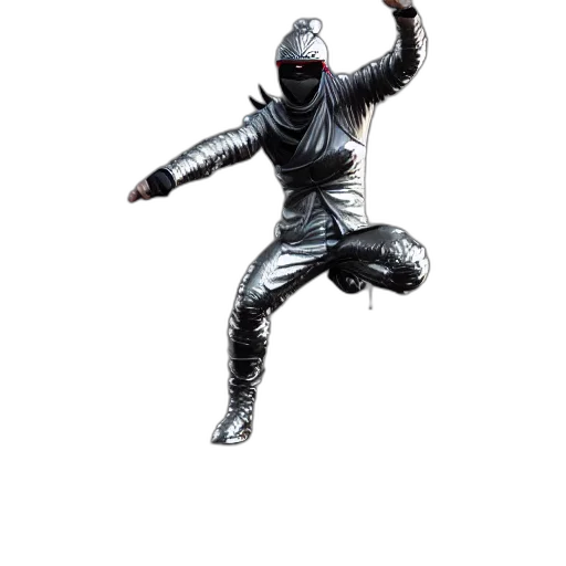 jacket, staff, mask, weapon transparent PNG cut-out