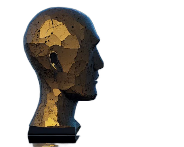 mask, crown, face, 3d render transparent PNG cut-out