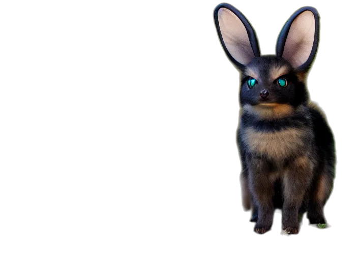animal, creature, mask, 3d render transparent PNG cut-out