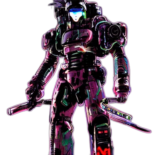 robot, weapon, staff, concept art transparent PNG cut-out