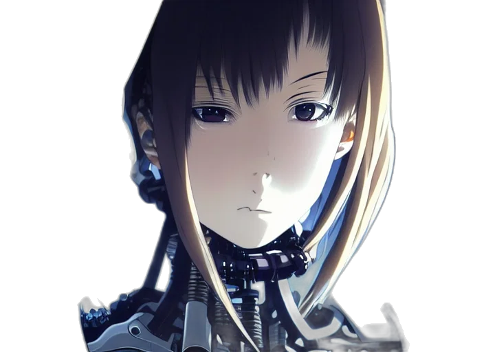 robot, face, mask, creature transparent PNG cut-out
