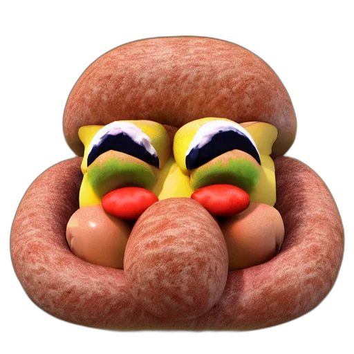 food, face, creature, animal transparent PNG cut-out