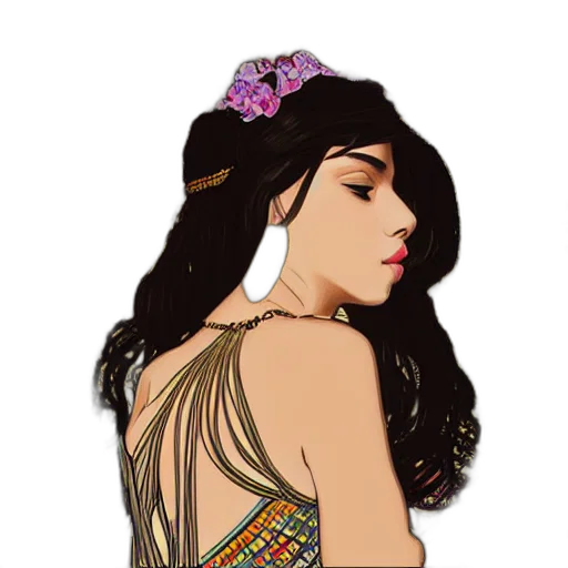 dress, jewelry, crown, pixel art transparent PNG cut-out