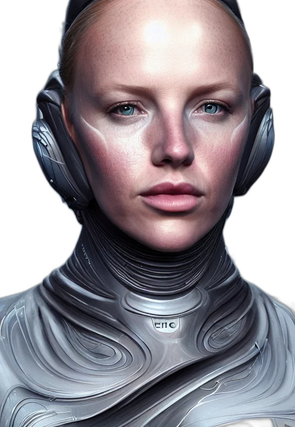robot, face, mask, cyberpunk transparent PNG cut-out