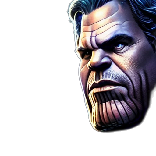 face, mask, hair, comic book art transparent PNG cut-out