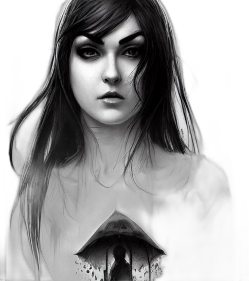 face, dress, mask, creature transparent PNG cut-out