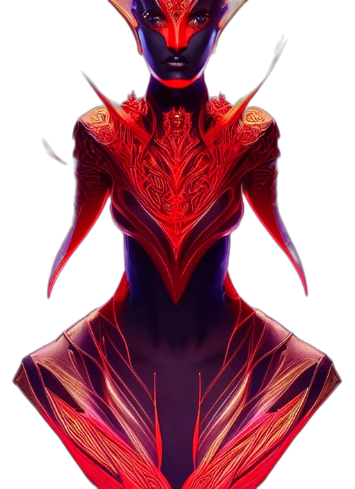 dress, mask, crown, creature transparent PNG cut-out