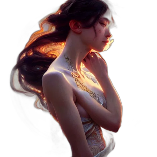 dress, crown, jewelry, face transparent PNG cut-out