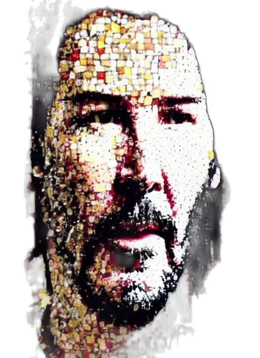 face, robot, animal, crown transparent PNG cut-out