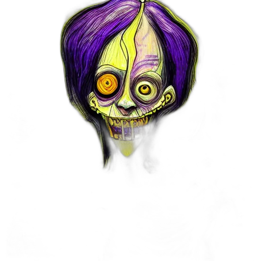 mask, face, creature, staff transparent PNG cut-out
