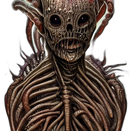 creature, mask, face, hair transparent PNG cut-out