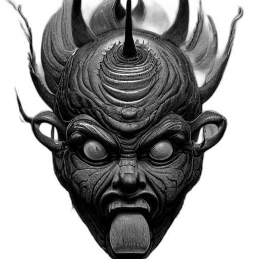 mask, face, crown, creature transparent PNG cut-out