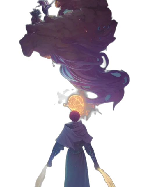 dragon, crown, creature, sword transparent PNG cut-out