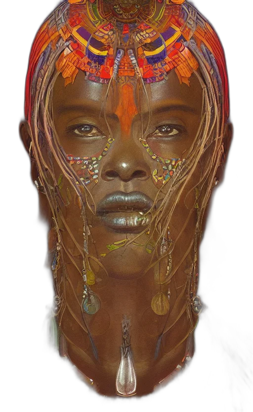 face, jewelry, mask, crown transparent PNG cut-out