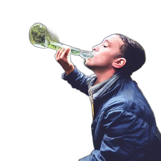bottle, food, weapon, staff transparent PNG cut-out