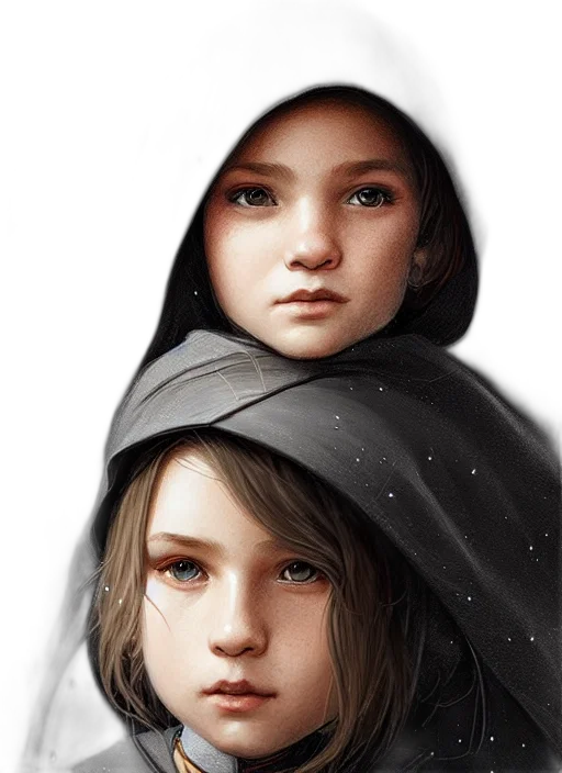 face, photorealistic, concept art, fantasy art transparent PNG cut-out
