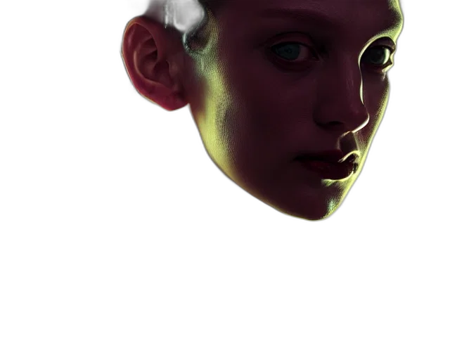 face, mask, creature, robot transparent PNG cut-out