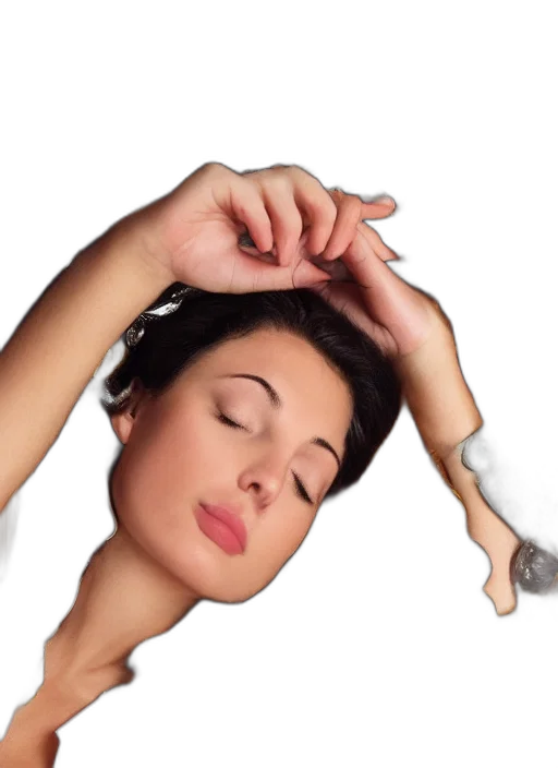 jewelry, hair, staff, face transparent PNG cut-out