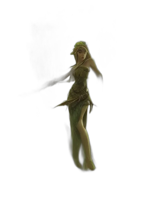 staff, dress, sword, creature transparent PNG cut-out