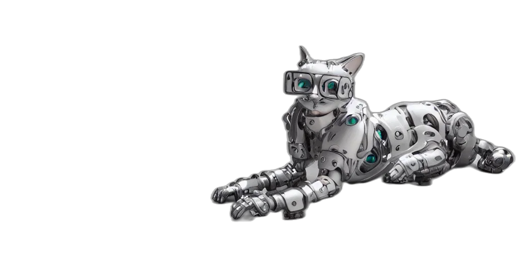 robot, animal, creature, 3d render transparent PNG cut-out