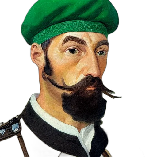 face, staff, mask, hat transparent PNG cut-out