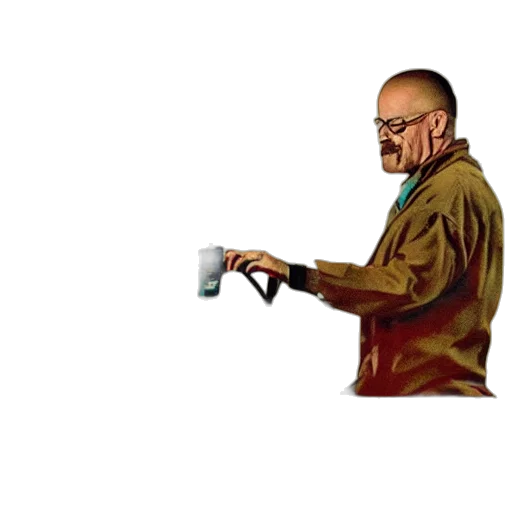 jacket, weapon, staff, robot transparent PNG cut-out