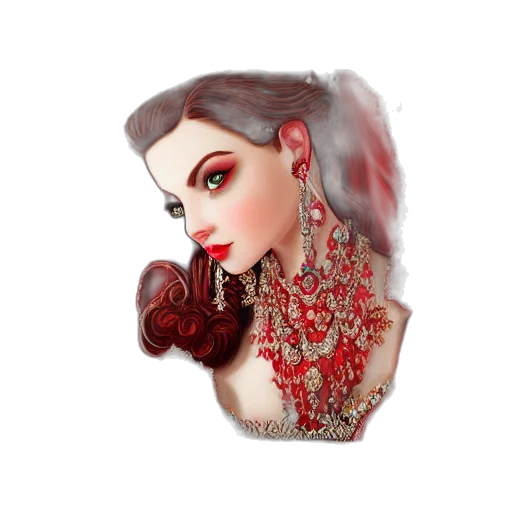 jewelry, mask, dress, face transparent PNG cut-out