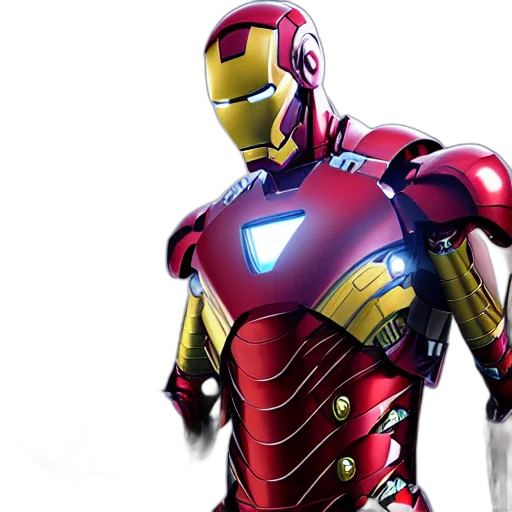 comic book art, 3d render, concept art, photorealistic transparent PNG cut-out