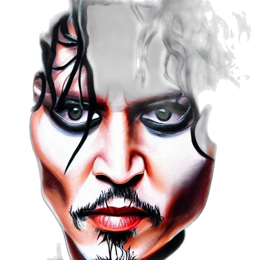 face, mask, photorealistic, comic book art transparent PNG cut-out