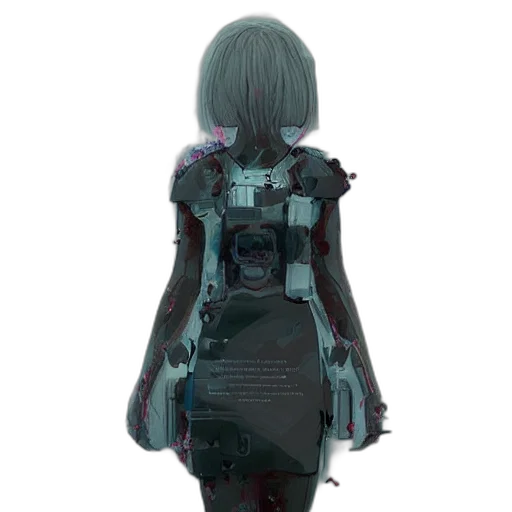 dress, robot, mask, jacket transparent PNG cut-out