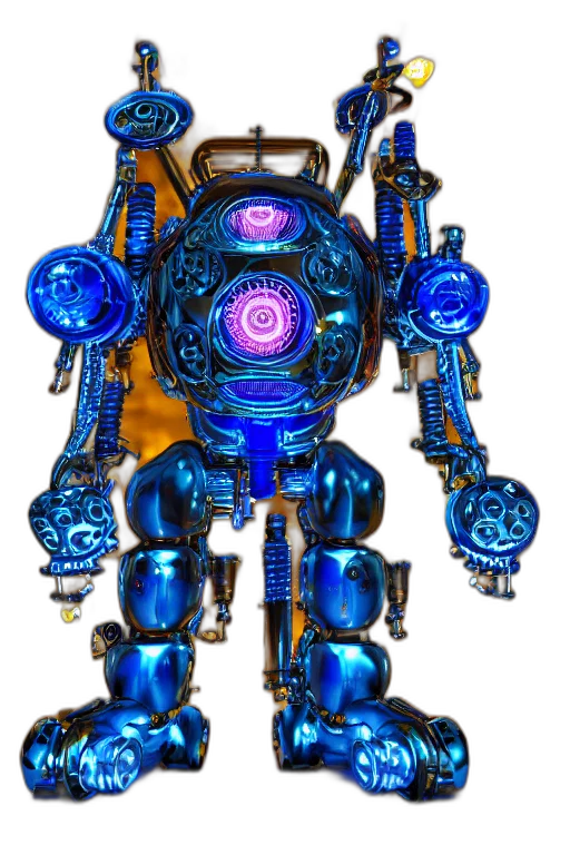 robot, weapon, staff, concept art transparent PNG cut-out