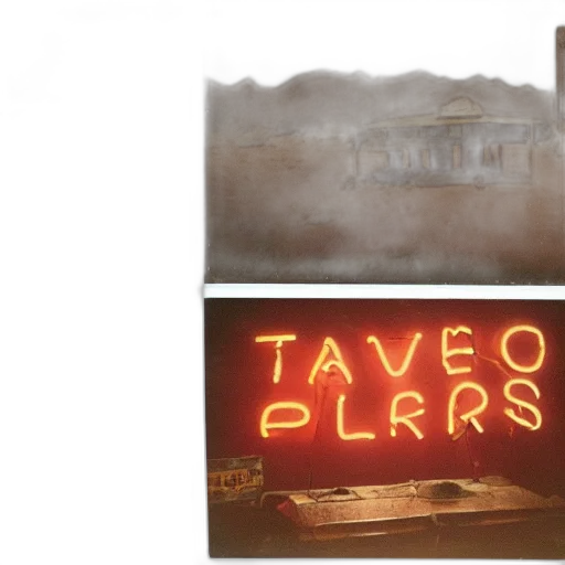 concept art, 3d render, neon lights, fog transparent PNG cut-out