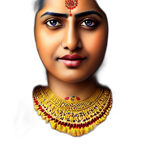 jewelry, face, crown, staff transparent PNG cut-out