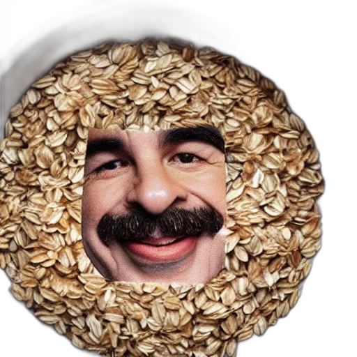 food, mask, face, hair transparent PNG cut-out