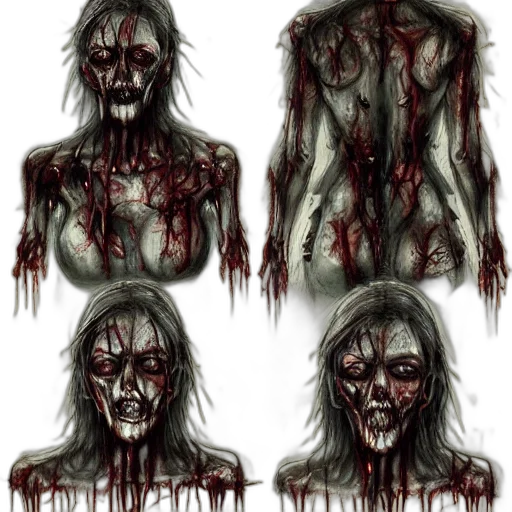 face, concept art, comic book art, fantasy art transparent PNG cut-out