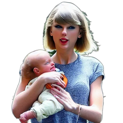 photorealistic, 3d render, taylor, swift transparent PNG cut-out
