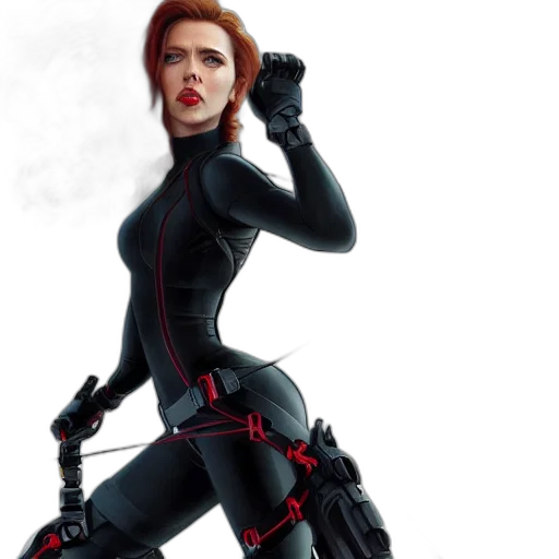concept art, cyberpunk, comic book art, fantasy art transparent PNG cut-out