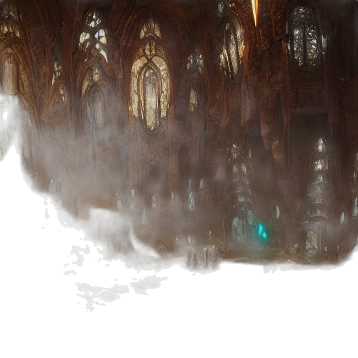 tree, sword, creature, robot transparent PNG cut-out