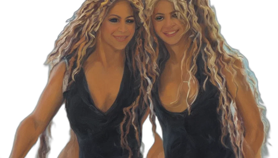 hair, photorealistic, oil painting, cartoon transparent PNG cut-out