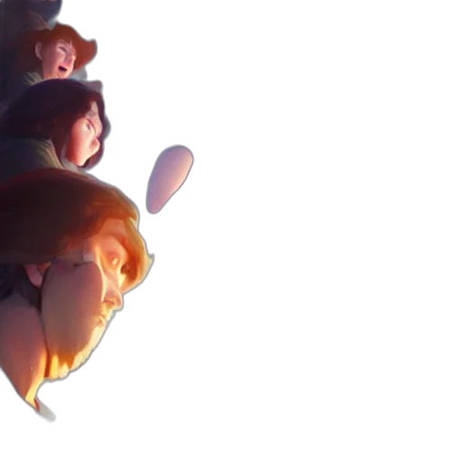 crown, staff, creature, weapon transparent PNG cut-out