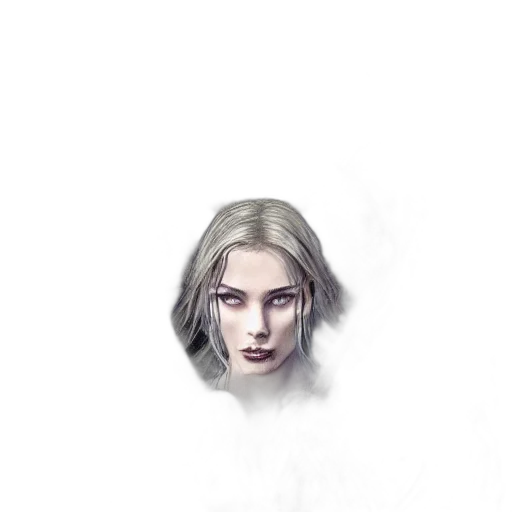 face, hair, mask, creature transparent PNG cut-out