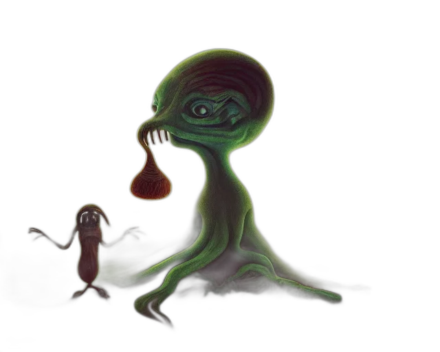 creature, animal, concept art, pixel art transparent PNG cut-out