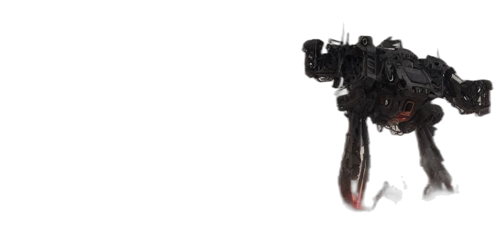 weapon, robot, staff, hair transparent PNG cut-out