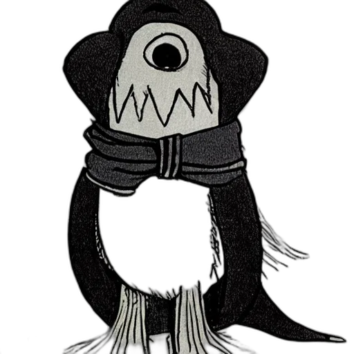hat, mask, staff, jacket transparent PNG cut-out