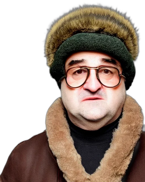 hat, jacket, face, staff transparent PNG cut-out