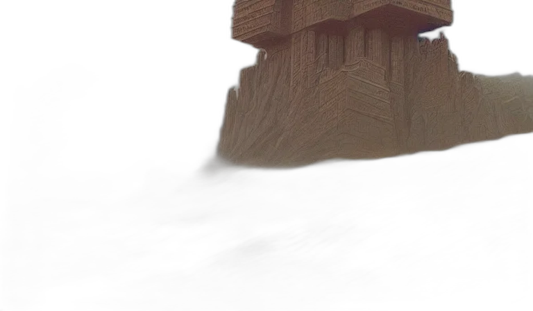 building, robot, hair, creature transparent PNG cut-out